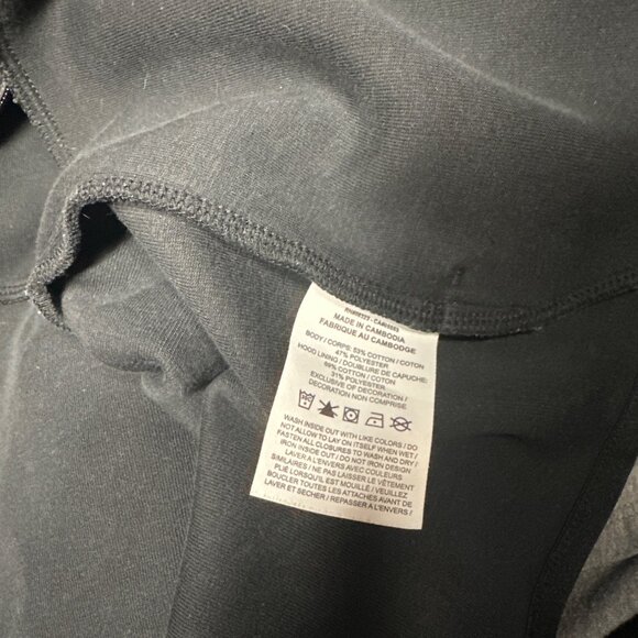 Nike Sportswear Zip up Boys Hoodie  | Black | Size X- Large - Picture 5 of 5